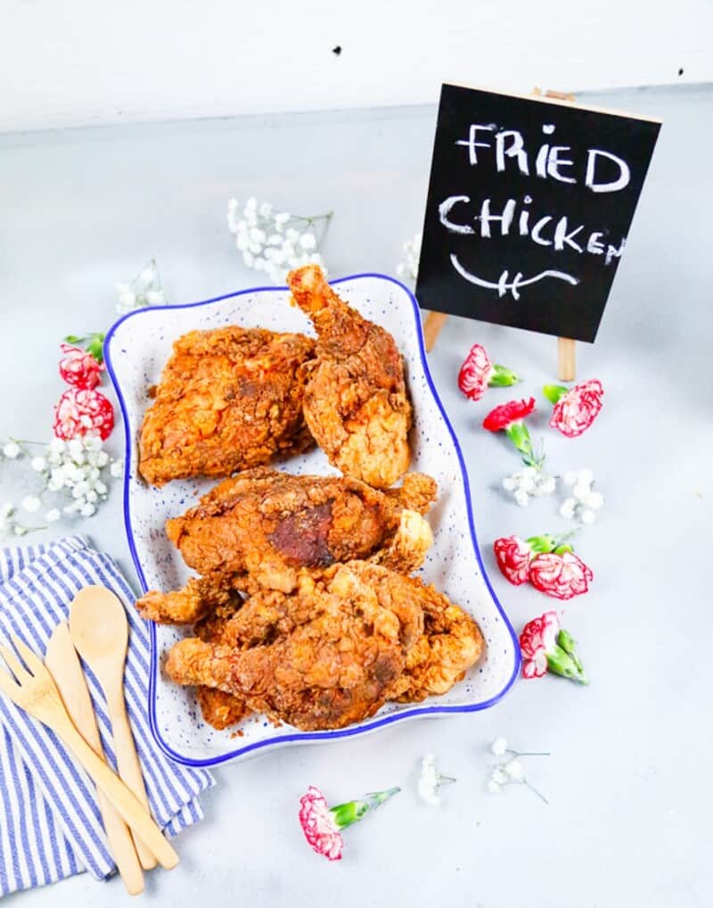 The Easiest Crispiest Fried Chicken Fitty Foodlicious