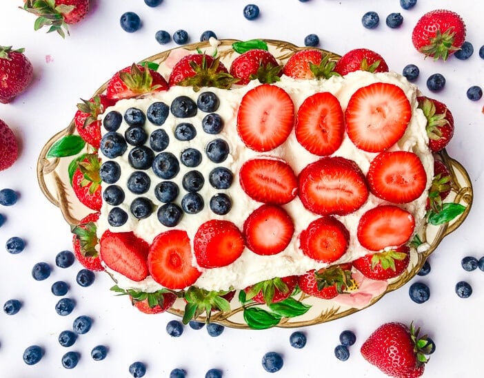Berry Flag Shortcake Healthy