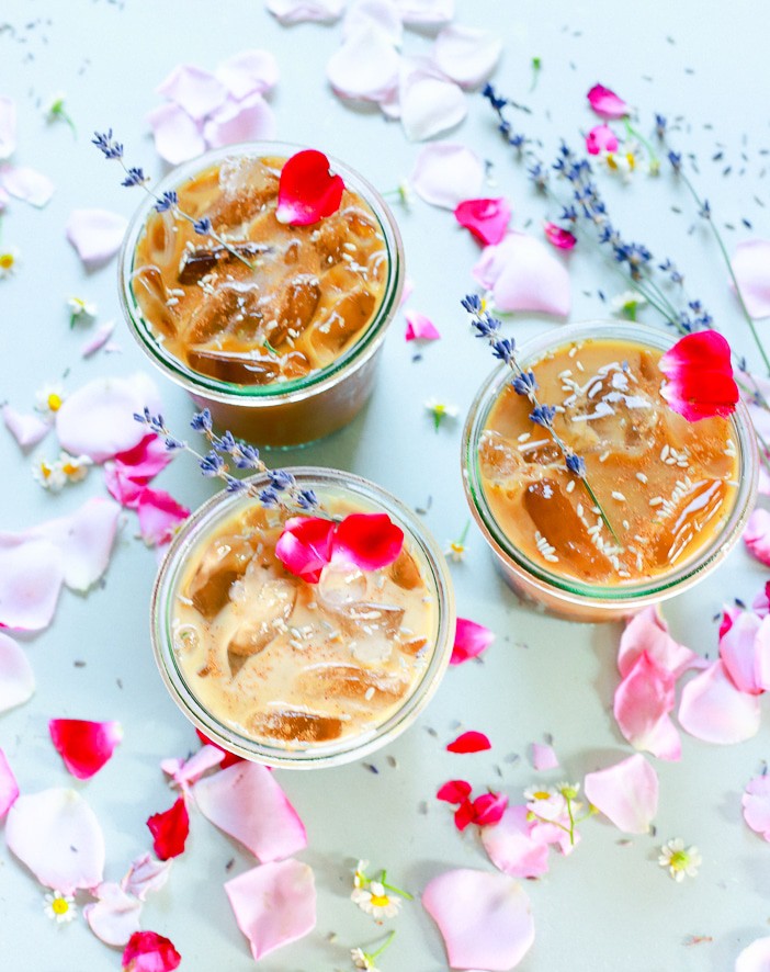 Lavender Iced Coffee 