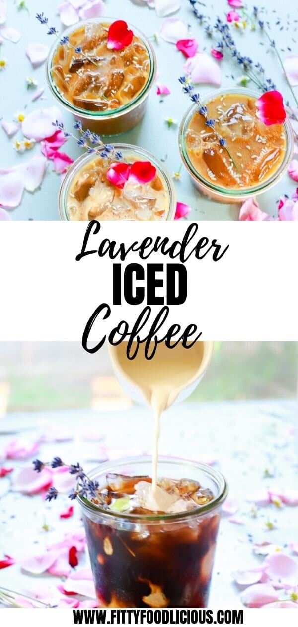 Lavender, Iced Coffee, Coffee, Summer, Lavender Iced Coffee