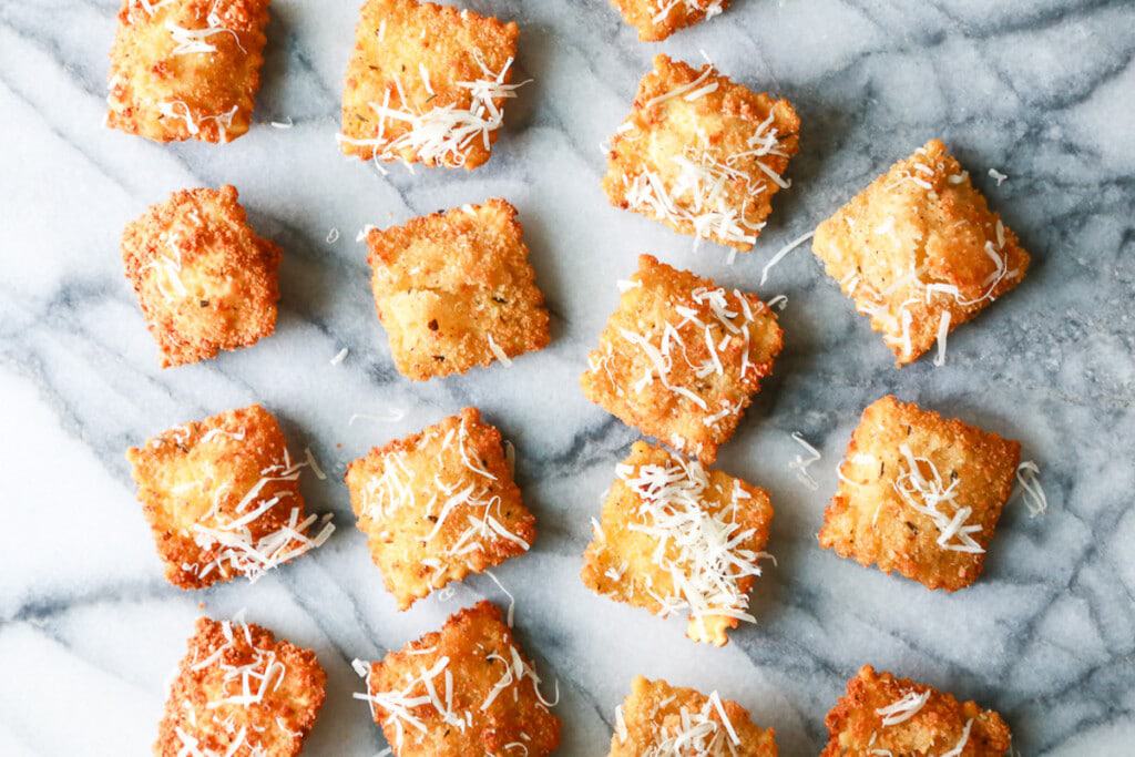 How To Make Pan Fried Ravioli Easy Pasta Recipe Fitty Foodlicious