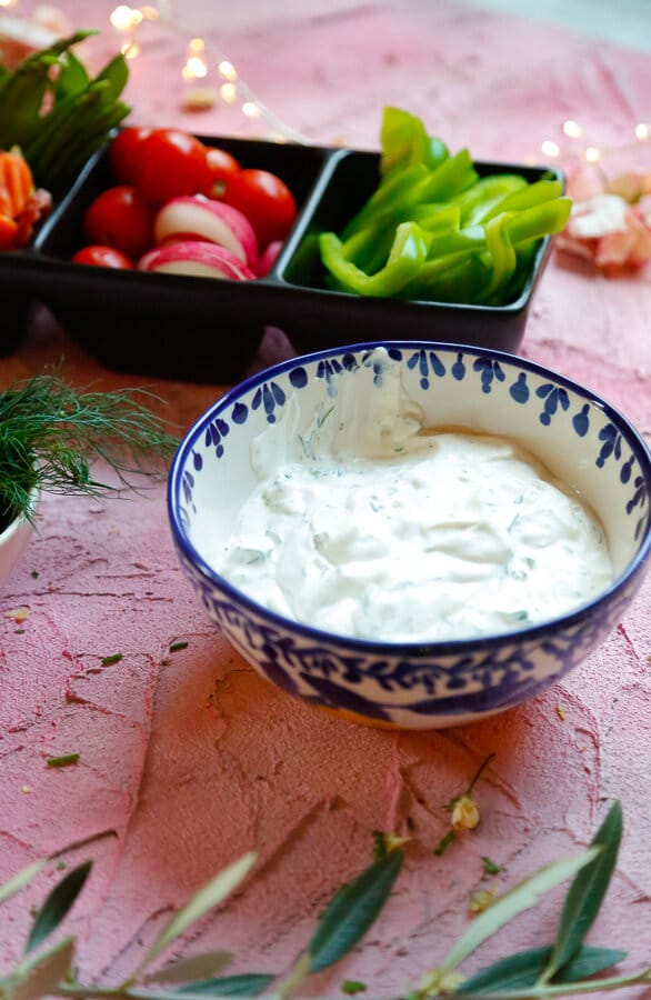 Homemade Ranch Dressing, Ranch Dressing, Ranch, Dip, Chips and Dip, Easy ranch dressing, fresh herbs
