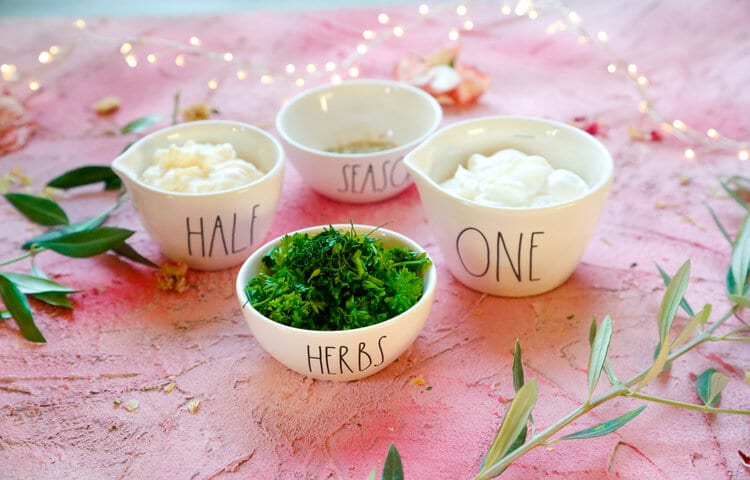 Homemade Ranch Dressing, Ranch Dressing, Ranch, Dip, Chips and Dip, Easy ranch dressing, fresh herbs