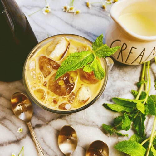 Mint Iced Coffee (Cold-Brew)