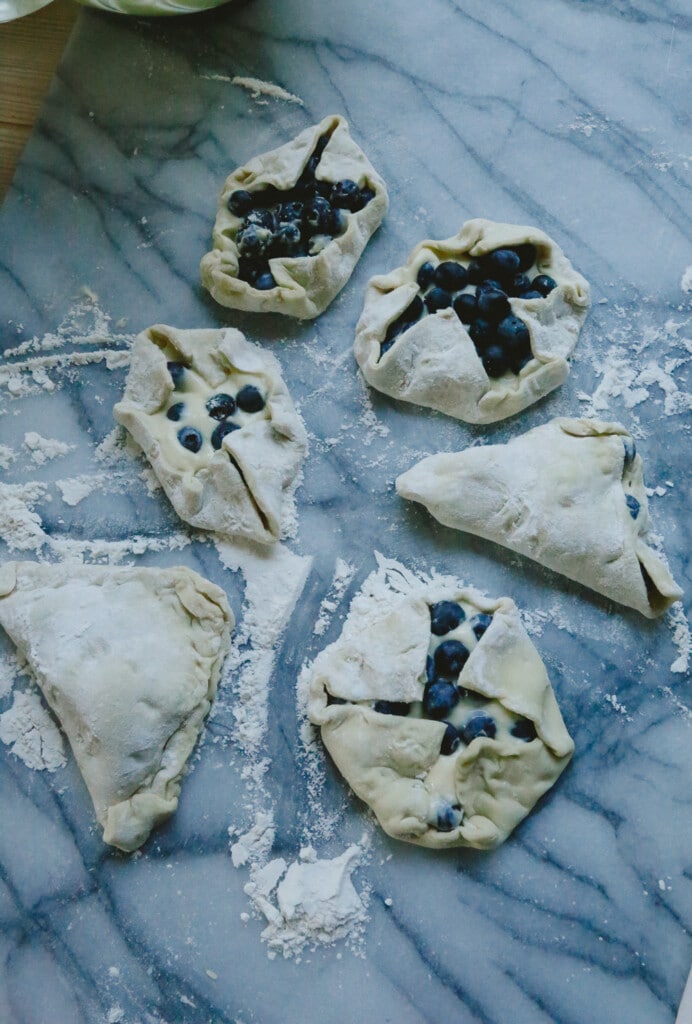 Easy Blueberry Puff Pastry Turnovers Fitty Foodlicious