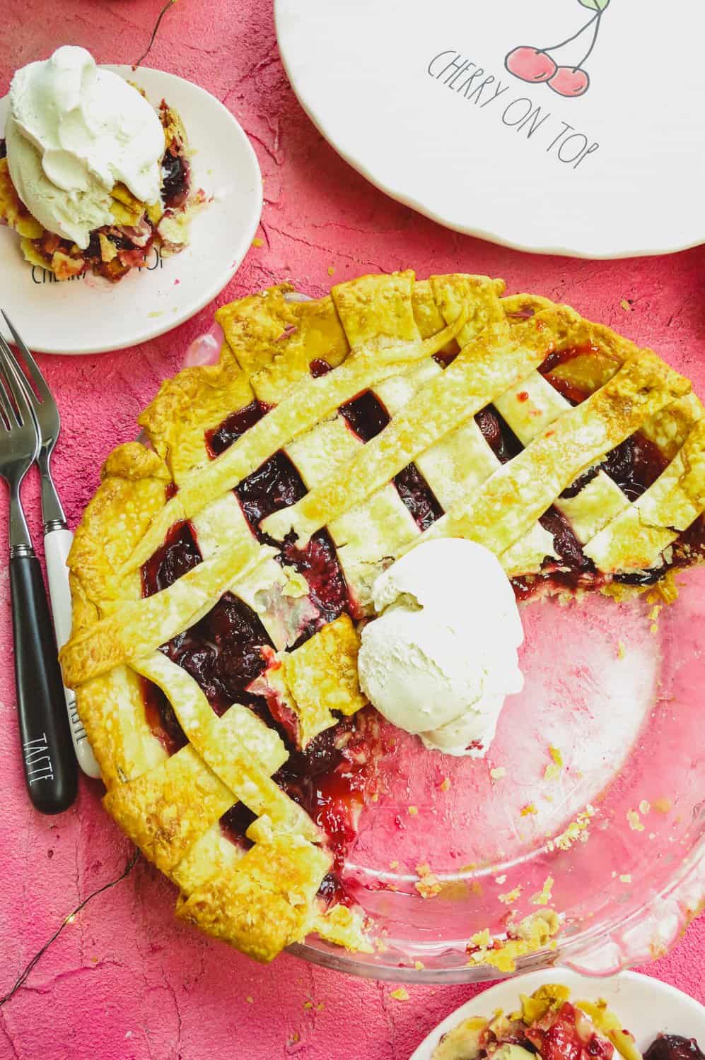 REFINED SUGAR-FREE CHERRY PIE - Fitty Foodlicious