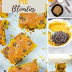 Pinterest image for healthy pumpkin brownies