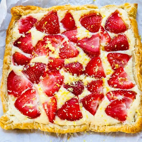featured image strawberry turnovers