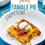 Pinterest image for Texas Tamale Pie