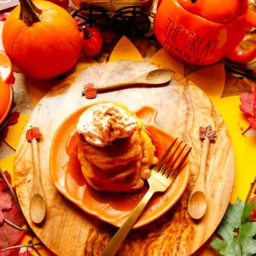 featured image mini pumpkin pancakes