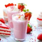 featured image for strawberry hot chocolate