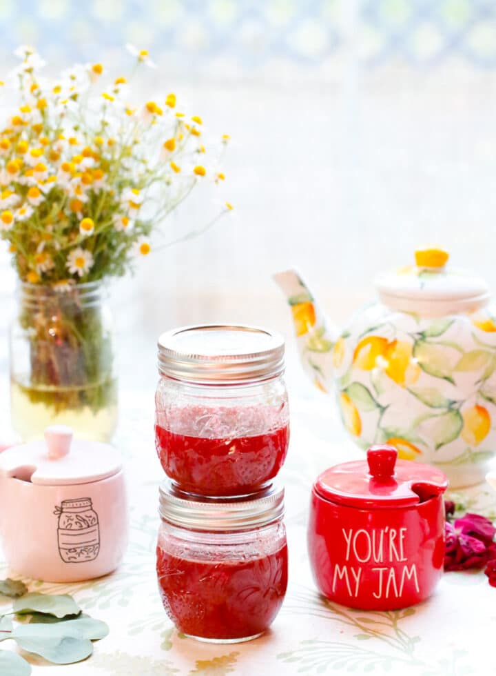 Homemade Strawberry Jam With No Pectin Small Batch Fitty Foodlicious