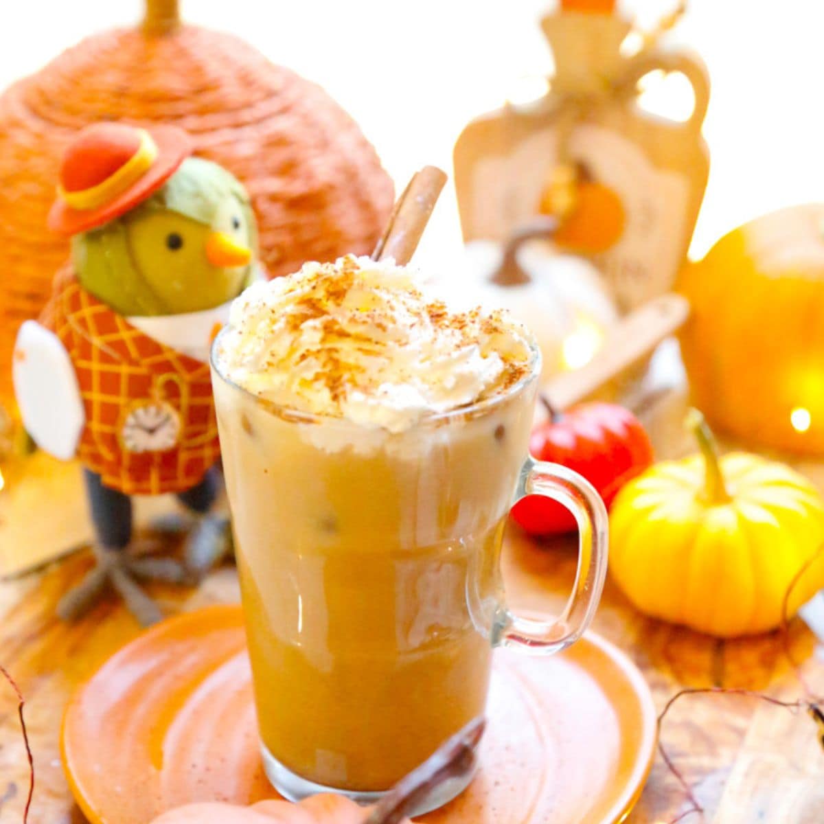 Iced Pumpkin Spiced Latte | Starbucks Copycat Recipe - Fitty Foodlicious
