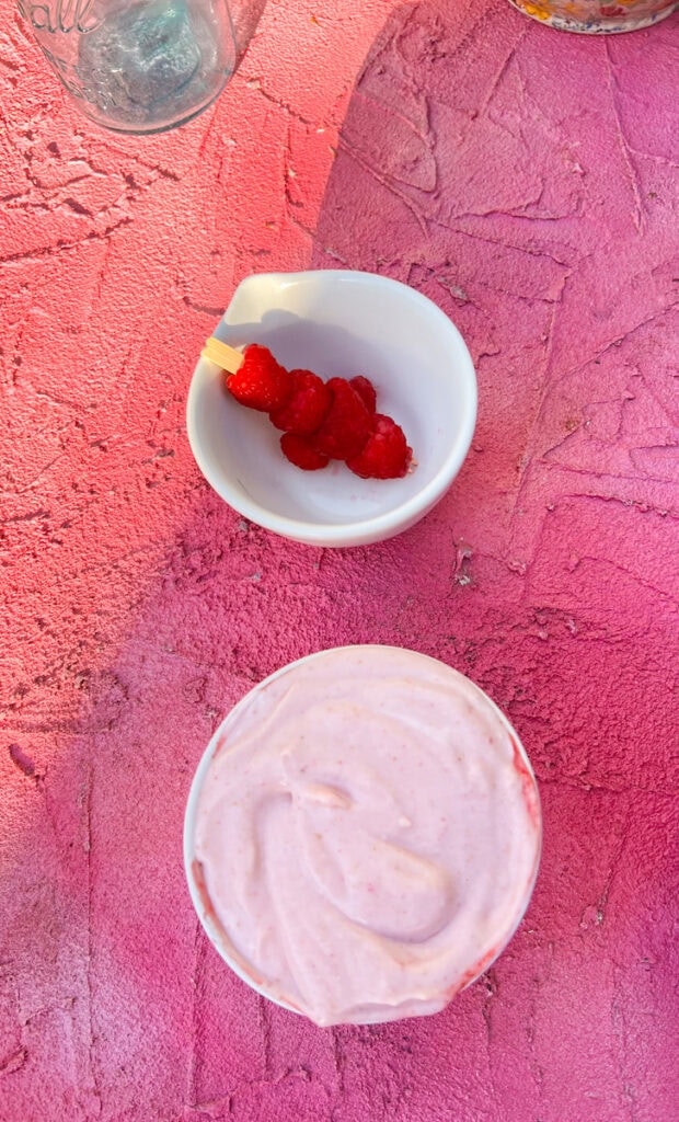 raspberry cream cold foam