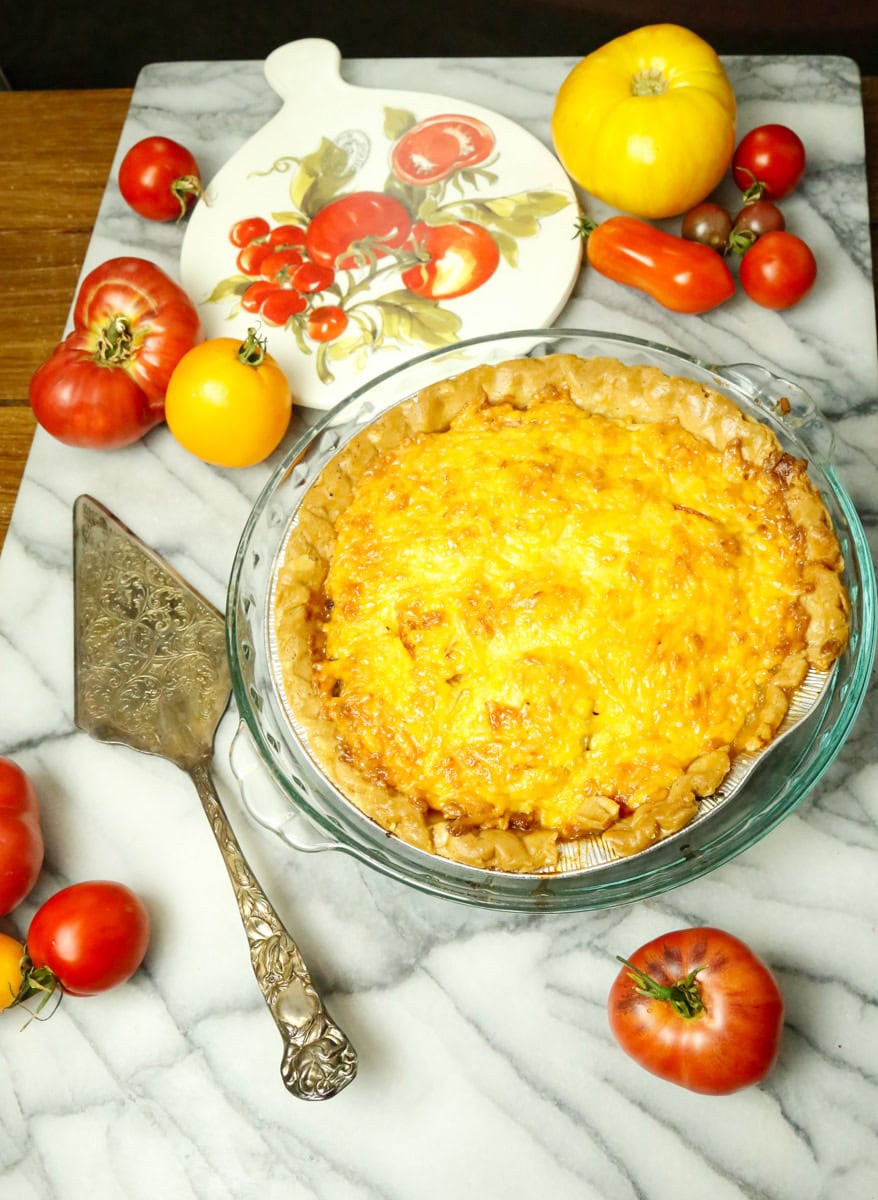 Best tomato pie Southern Tomato pie recipe savory pie dish 
