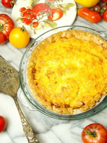 Best tomato pie Southern Tomato Pie Savory pie dish