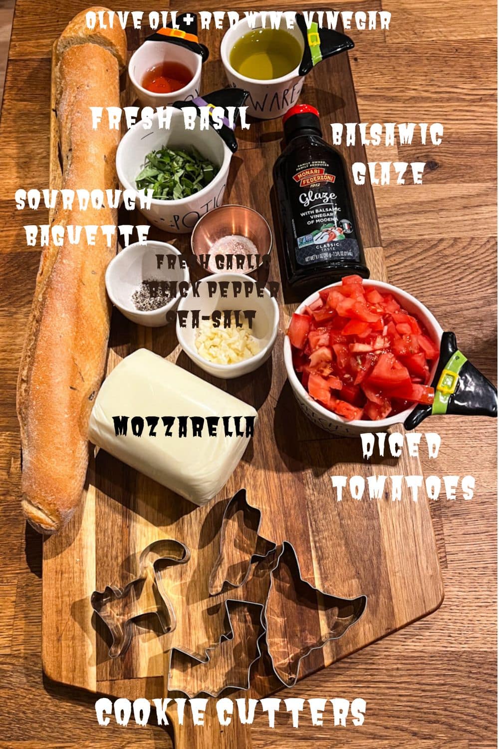 ingredients for best bruschetta recipe