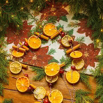 how to make a dried orange garland how to make an orange slice garland how to make orange garland how to make orange slice garland