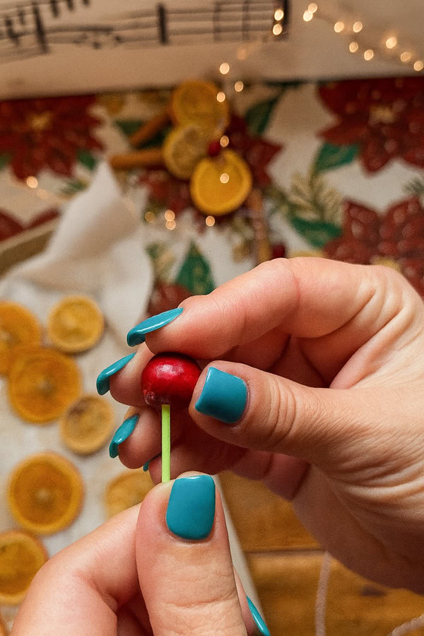dried orange garlands
dried orange slices garland
dried oranges for christmas decorations
how to dry out cranberries for decoration
