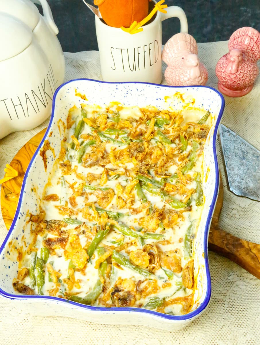 stovetop green bean casserole cream of mushroom soup