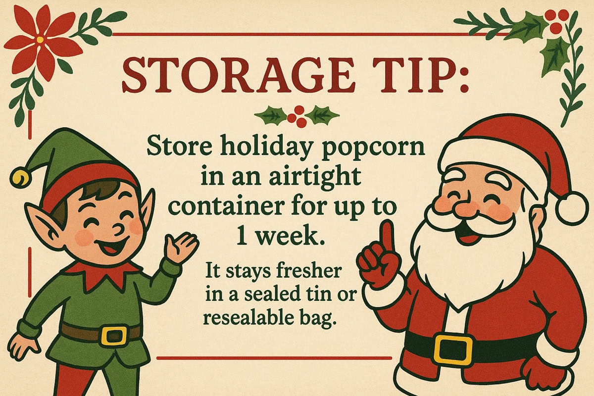 Homemade Christmas Popcorn – A Festive No-Bake Holiday Snack