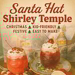 Pinterest Image for Santa Hat Shirley Temple