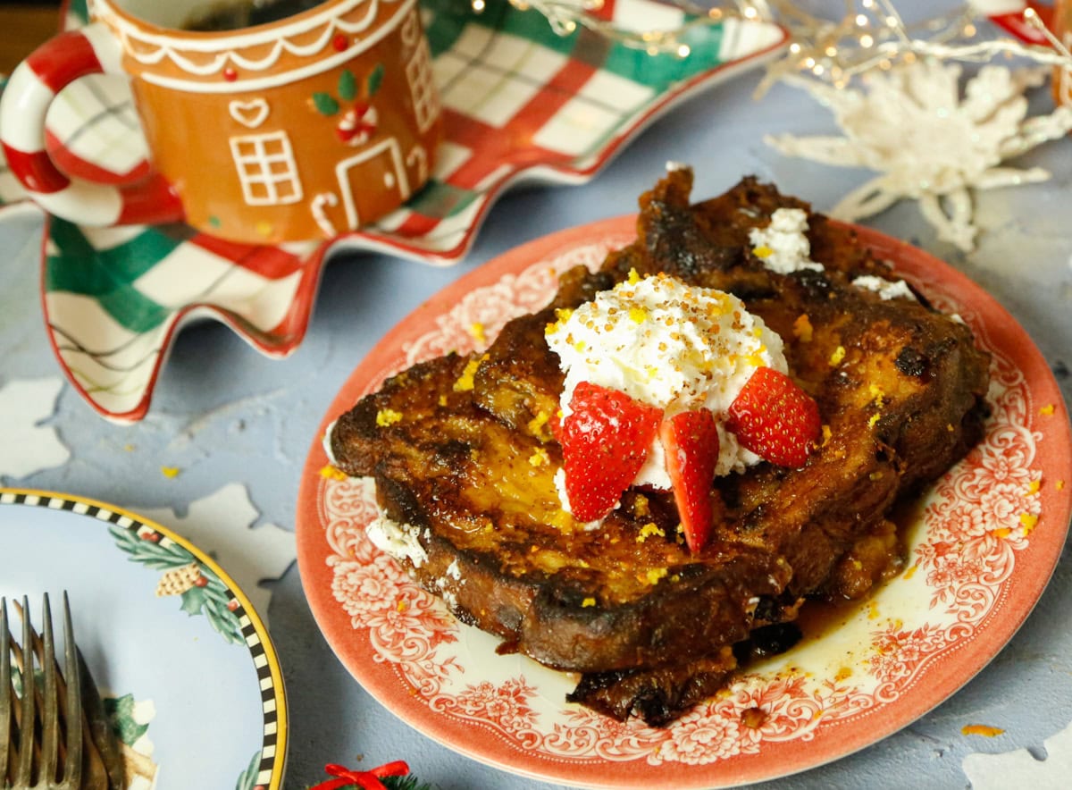 french toast panettone casserole