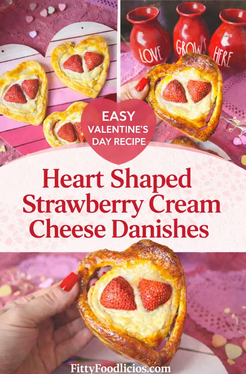 Pinterest image for heart-shaped dessert