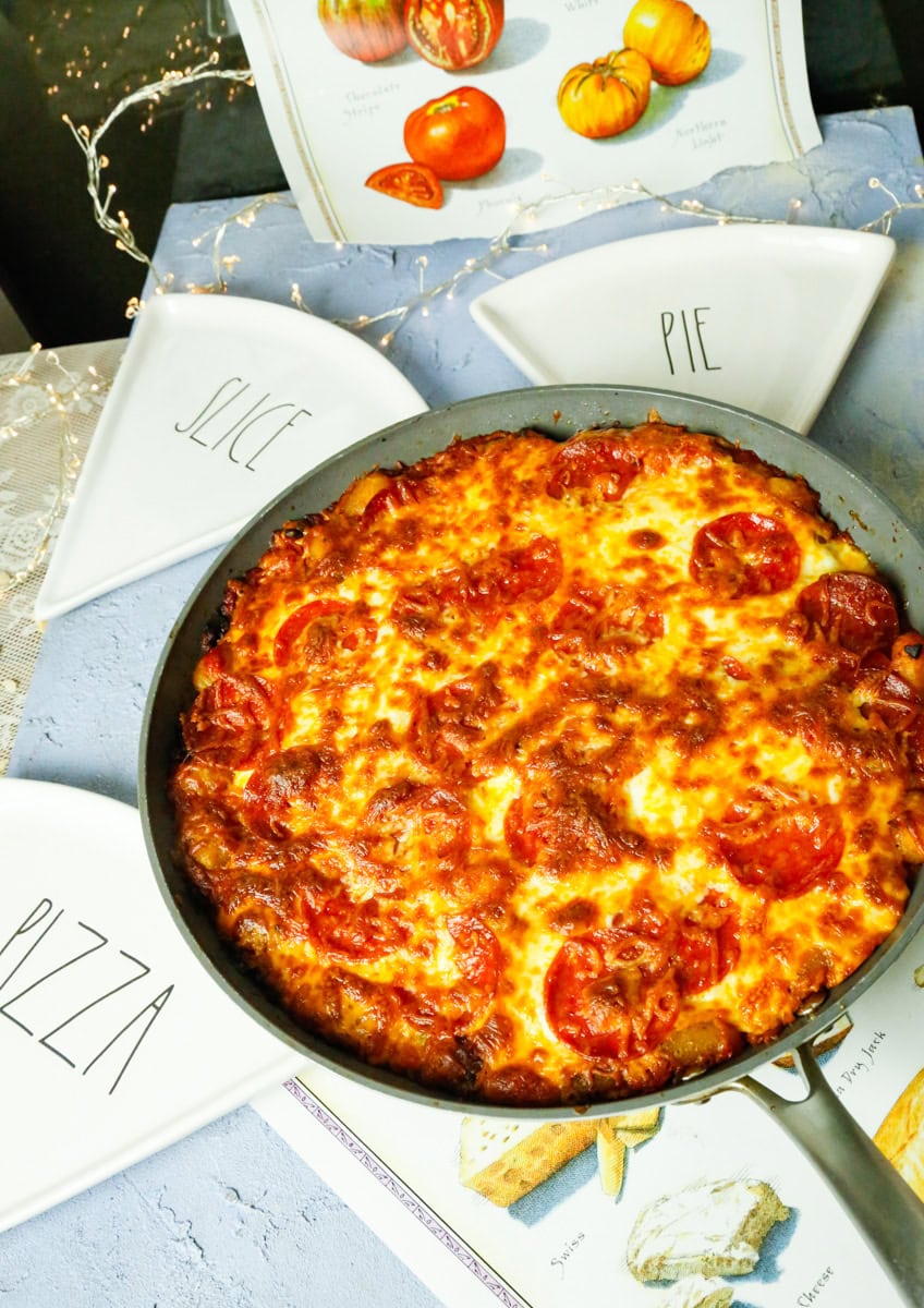 pepperoni pizza gnocchi casserole
gnocchi pizza bowl