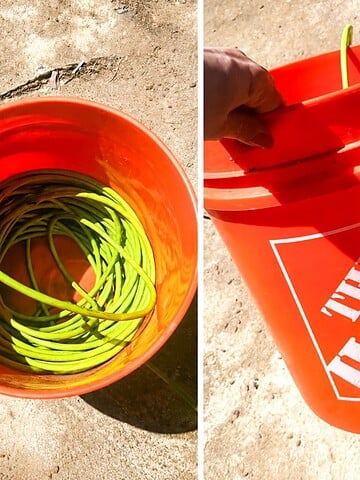 Easy DIY Outdoor Hose and Extension Cord Storage Hack