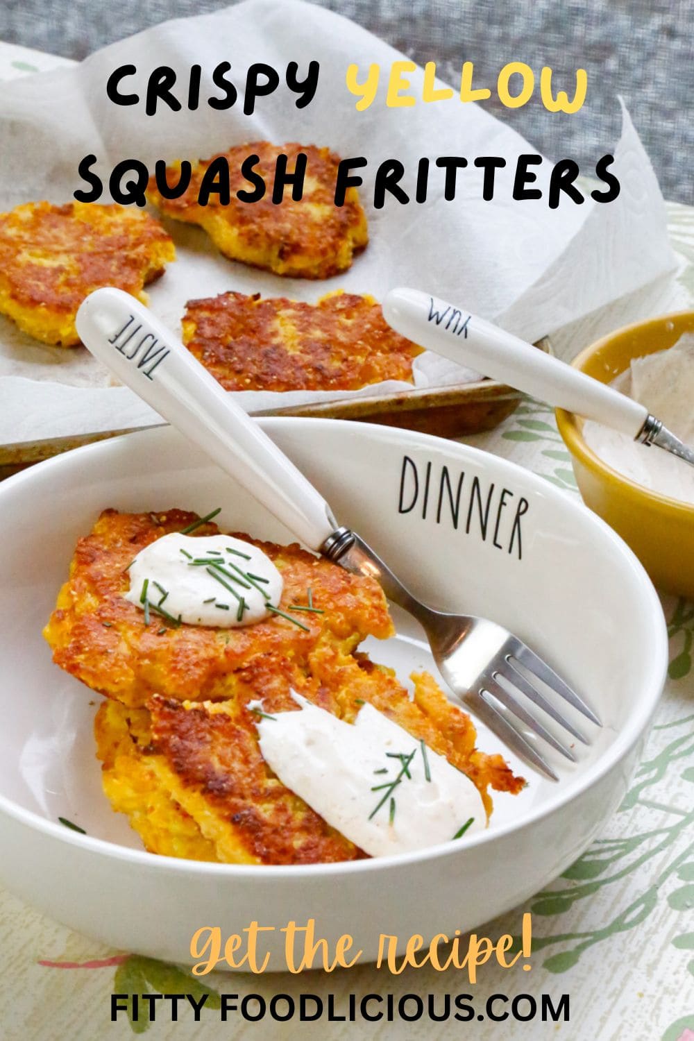 patty pan squash fritters