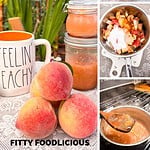 Pin Alt Text Learn how to make fresh homemade peach jam without pectin using ripe peaches, honey, and sugar. This easy recipe includes step-by-step instructions for making delicious peach jam at home.