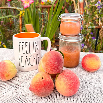 Fresh Homemade Peach Jam Recipe (No Pectin)