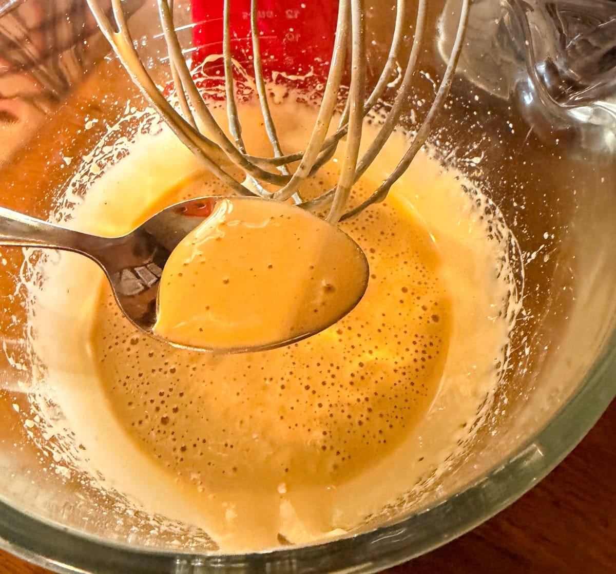 Checking Maple Butter Consistency